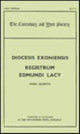 Book cover of: Register of Edmund Lacy, Bishop of Exeter, 1420-1455, V. By: G.R. Dunstan