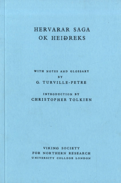 Book cover of: Hervarar Saga ok Heidreks. By: Dorothée Stöbener
