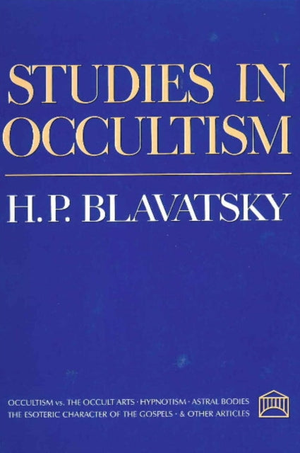 Book cover of: Studies in Occultism