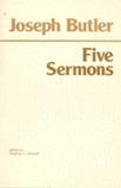 Book cover of: Five Sermons. By: Joseph Butler