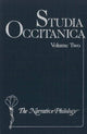 Book cover of: Studia Occitanica. By: Hans-Erich Keller