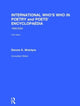 Book cover of: International Who's Who in Poetry and Poets Encyclopedia. By: D. Mcintyre