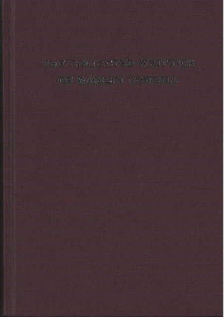 Book cover of: Collected Writings of Warren Cowgill. By: Warren Cowgill