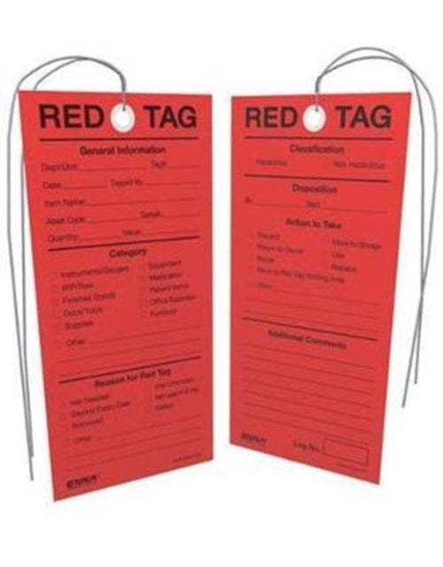 Book cover of: 5S Red Tags. By: Enna