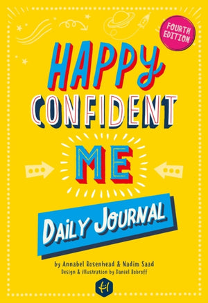 Happy Confident Me Journal, Gratitude and Growth Mindset Journal to boost children's happiness, self-esteem, positive thinking, mindfulness and resilience