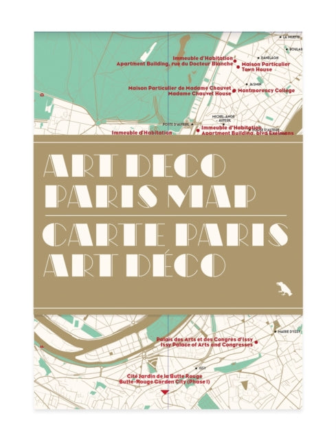 Book cover of: Art Deco London Map. By: Henrietta Billings