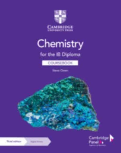 Chemistry for the IB Diploma Coursebook with Digital Access (2 Years) 9781009052658 Steve Owen