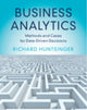 Book cover of: Business Analytics. By: Richard Huntsinger