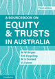 Book cover of: Sourcebook on Equity and Trusts in Australia. By: Michael Bryan