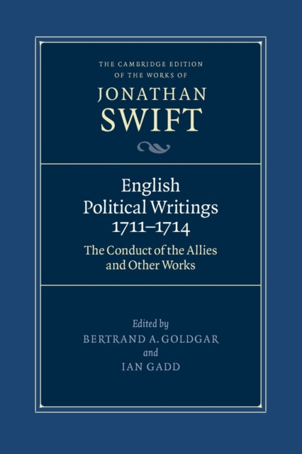 Book cover of: English Political Writings 1711–1714. By: Jonathan Swift