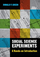 Book cover of: Social Science Experiments. By: Donald P. Green