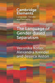 Book cover of: Language of Gender-Based Separatism. By: Veronika Koller