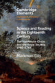 Book cover of: Science and Reading in the Eighteenth Century. By: Markman Ellis