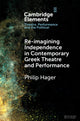 Book cover of: Re-imagining Independence in Contemporary Greek Theatre and Performance. By: Philip Hager