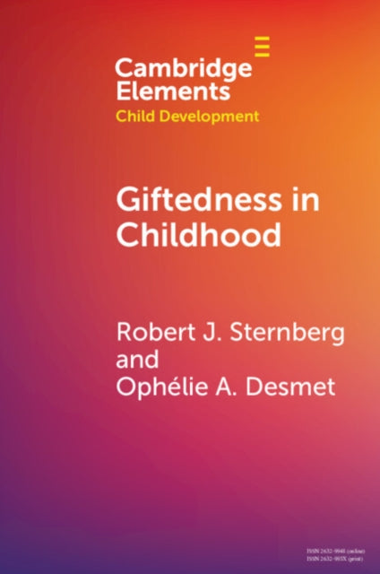 Book cover of: Giftedness in Childhood. By: Robert J. Sternberg