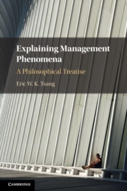 Book cover of: Explaining Management Phenomena. By: Eric W. K. Tsang