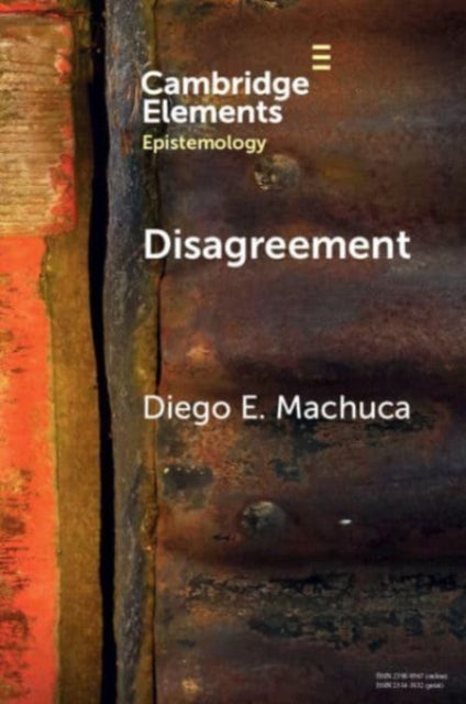 Book cover of: Disagreement. By: Diego E. Machuca