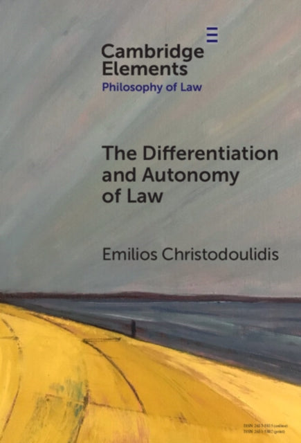 Book cover of: Differentiation and Autonomy of Law