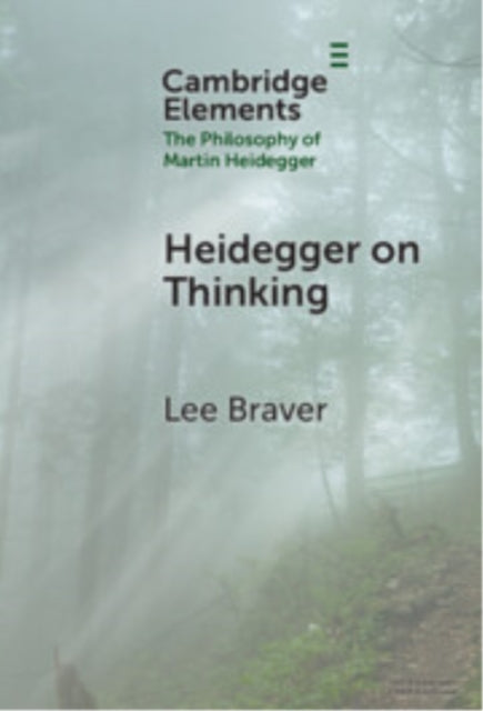 Book cover of: Heidegger on Thinking. By: Lee Braver