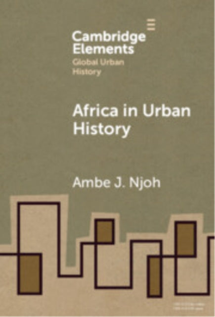Book cover of: Africa in Urban History. By: Ambe J. Njoh