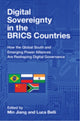 Book cover of: Digital Sovereignty in the BRICS Countries. By: Min Jiang