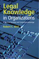 Book cover of: Legal Knowledge in Organizations