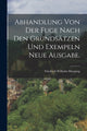 Book cover of: Abhandlung von der Fuge nach den Grundsatzen und Exempeln Neue Ausgabe.. By: Friedrich Wilhelm Marpurg