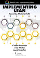 Book cover of: Implementing Lean. By: Charles Protzman