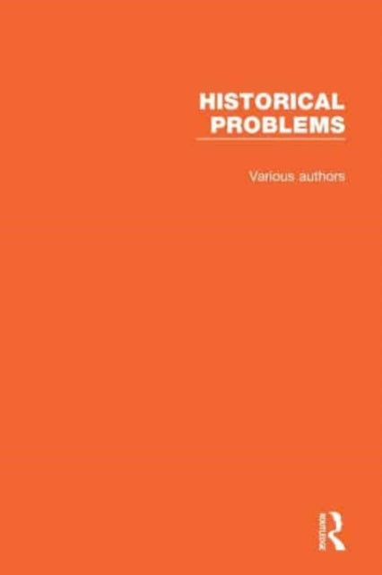 Book cover of: Historical Problems