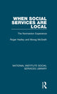 Book cover of: When Social Services are Local. By: Roger Hadley