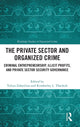 Book cover of: Private Sector and Organized Crime. By: Yuliya Zabyelina