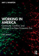 Book cover of: Working in America. By: Amy S. Wharton