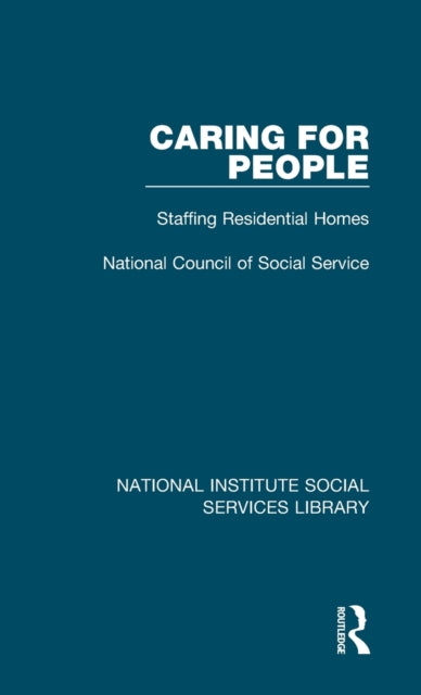 Book cover of: Caring for People. By: National Council of Social Service Staff
