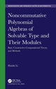 Book cover of: Noncommutative Polynomial Algebras of Solvable Type and Their Modules. By: Huishi Li