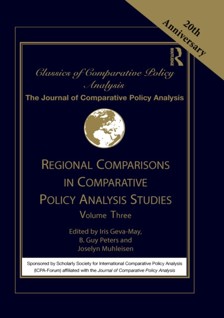 Book cover of: Regional Comparisons in Comparative Policy Analysis Studies. By: Iris Geva-May