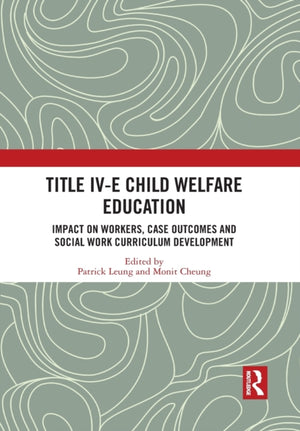 Title IV-E Child Welfare Education