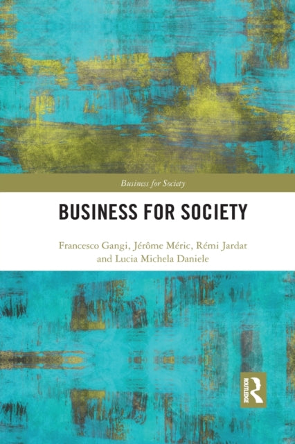 Book cover of: Business for Society. By: Francesco Gangi