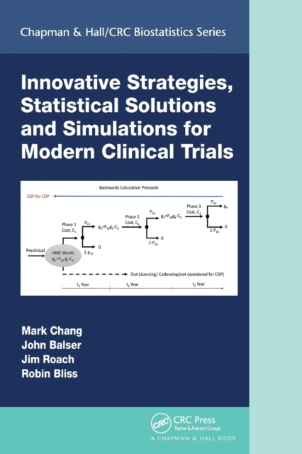 Book cover of: Innovative Strategies, Statistical Solutions and Simulations for Modern Clinical Trials. By: Mark Chang