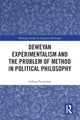 Book cover of: Deweyan Experimentalism and the Problem of Method in Political Philosophy. By: Joshua Forstenzer