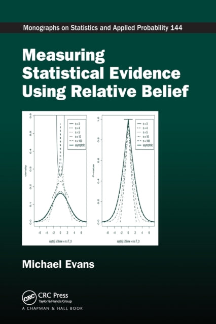 Book cover of: Measuring Statistical Evidence Using Relative Belief. By: Evans, Michael