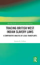 Book cover of: Tracing British West Indian Slavery Laws. By: Justine K. Collins