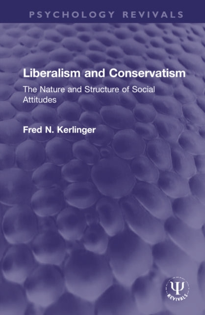 Book cover of: Liberalism and Conservatism