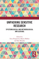 Book cover of: Unpacking Sensitive Research. By: Erica Borgstrom