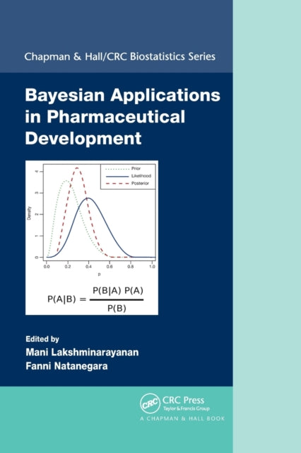 Book cover of: Bayesian Applications in Pharmaceutical Development. By: Mani Lakshminarayanan