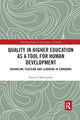 Book cover of: Quality in Higher Education as a Tool for Human Development. By: Patience Mukwambo