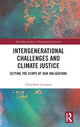 Book cover of: Intergenerational Challenges and Climate Justice. By: Livia Ester Luzzatto