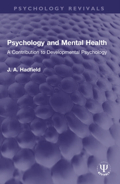 Book cover of: Psychology and Mental Health