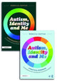 Book cover of: Autism, Identity and Me: A Practical Workbook and Professional Guide to Empower Autistic Children and Young People Aged 10+. By: Rebecca Duffus