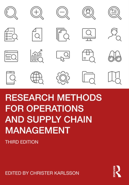 Book cover of: Research Methods for Operations and Supply Chain Management. By: Christer Karlsson