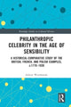 Book cover of: Philanthropic Celebrity in the Age of Sensibility. By: Adrian Wesołowski